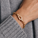 Medium Force Paved Chain Bracelet