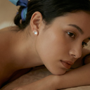 Mother-of-pearl Circle Earrings