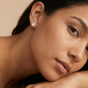 Mother-of-pearl Circle Earrings