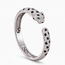 Panthere Full Paved Open Bracelet
