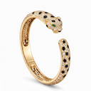 Panthere Full Paved Open Bracelet