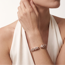 Panthere Half-Pave Open Bracelet