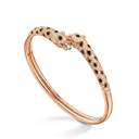 Panthere Two Heads Half-Paved Small Cuff Bracelet