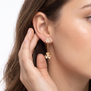Paved Frivole Pendant Drop Earrings