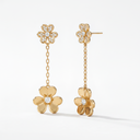 Paved Frivole Pendant Drop Earrings