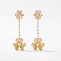 Paved Frivole Pendant Drop Earrings