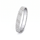 Perlée Beaded Diamonds 5 Rows Bracelet