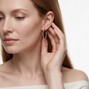 Perlée Beaded Hoop Earrings