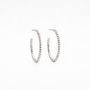 Perlée Beaded Hoop Earrings