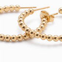 Perlée Beaded Hoop Earrings