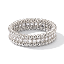 Perlée 1 Row Pavé Beaded Ring