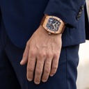 RM Tourbillon Skeleton Dual Time Zone Watch | RM 015