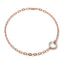 Rose Tone Pavé Juste Un Clou Link Necklace
