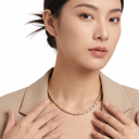 Schlumberger Eighteen Diamond Choker Necklace