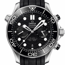 Seamaster Diver 300M Black Chronograph Men's Watch | OM 210.32.44.51.01.001