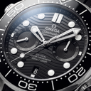 Seamaster Diver 300M Black Chronograph Men's Watch | OM 210.32.44.51.01.001