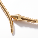 Serpenti Gold Tone Snake Chain Necklace