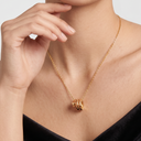 Serpenti Viper Coiled Snake Pendant Necklace
