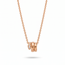Serpenti Viper Pavé Coiled Snake Pendant Necklace