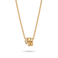 Serpenti Viper Pavé Coiled Snake Pendant Necklace