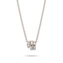 Serpenti Viper Pavé Coiled Snake Pendant Necklace