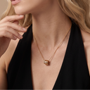 Serpenti Viper Pavé Coiled Snake Pendant Necklace