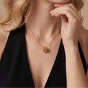 Serpenti Viper Pavé Coiled Snake Pendant Necklace