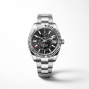 Sky-Dweller Black Dial Time Travel Layout Men's Watch | RL 42 336934