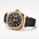 Sky-Dweller Dial Time And Yellow Tone Ring-Command Control Men's Watch RL 42 336238