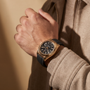 Sky-Dweller Dial Time And Yellow Tone Ring-Command Control Men's Watch RL 42 336238