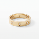 Small Love 8 Diamonds Wedding Ring