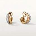 Small Trinity Pavé Earrings