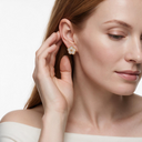 Spring Lucky Alhambra Blossom Motif Earrings