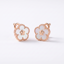 Spring Lucky Alhambra Blossom Motif Earrings