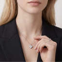 Sweet Alhambra Diamond Clover Pendant Necklace