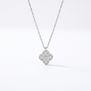 Sweet Alhambra Diamond Clover Pendant Necklace