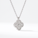 Sweet Alhambra Diamond Clover Pendant Necklace