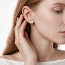Sweet Alhambra Pearl Butterfly Earrings