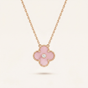Sweet Alhambra Pink Clover Necklace