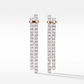 T Edge Diamond Drop Earrings