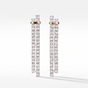 T Edge Diamond Drop Earrings