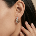 T Edge Hoop Earrings