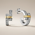 T Edge Hoop Earrings