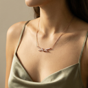 T Knot Pendant Necklace