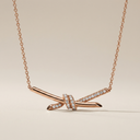 T Knot Pendant Necklace