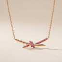 T Knot Pendant Necklace