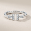 T Open Square Bracelet