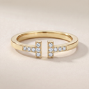 T Open Square Bracelet