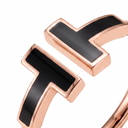 TT Black Onyx Wire Ring