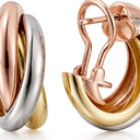 Trinity Hoop Earrings